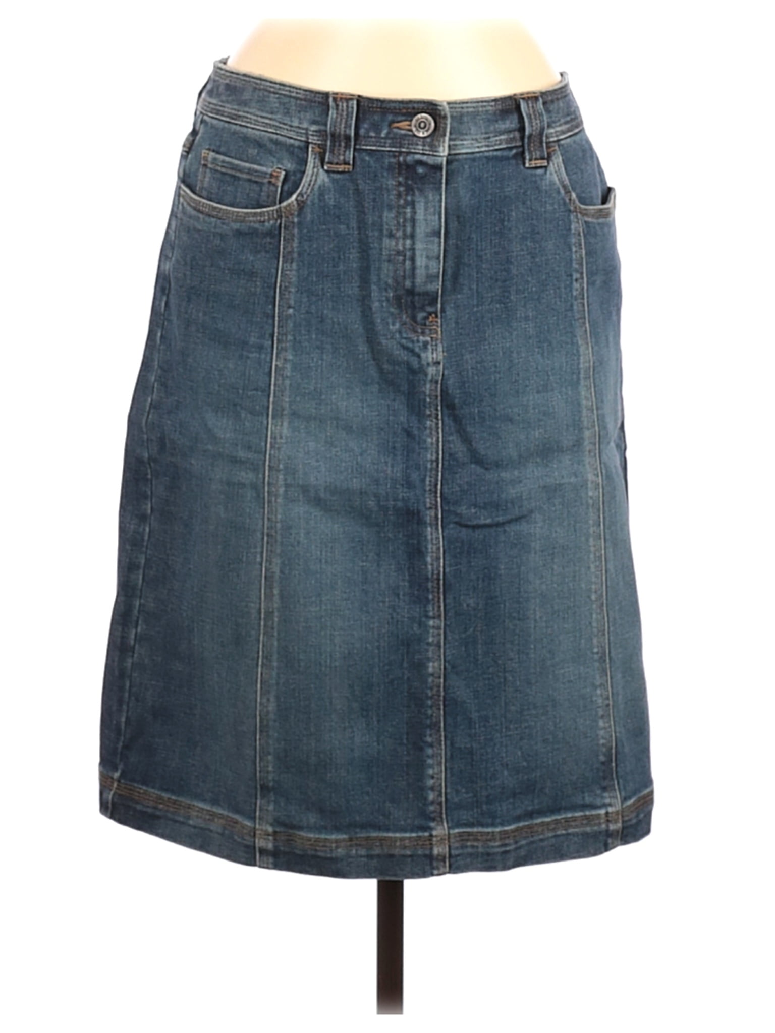 talbots denim skirt
