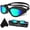 All Black/Golden Polarized Mirrored Lens, variant on Polarized Swimming Goggles Swim Pool Goggles Anti Fog Anti UV No Leakage Clear Vision for Men Women Adults Teenagers Transparent Black/Non-polarized/Smoke Lens