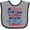 Heather and Black, variant on Inktastic Military Uncle Proud Nephew Freedom Boys or Girls Baby Bib