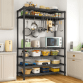 thumbnail image 2 of REIBII 75" H Storage Shelves 6-Tier Wire Shelving Unit Adjustable Metal Shelving for Kitchen Pantry Laundry, 2 of 8