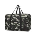 thumbnail image 1 of Transemion Fiber Stackable Tote Bag Set Waterproof Luggage Organizer Multi-size Easy To Travel Storage Bag Green camouflage Large size, 1 of 6