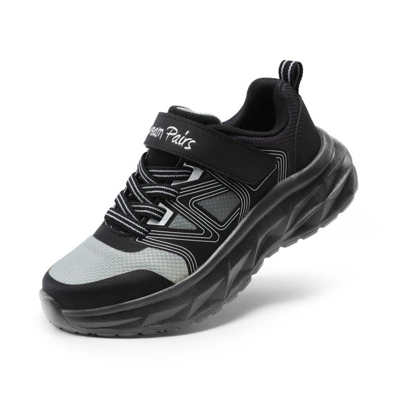 DREAM PAIRS Boys Girls Running Shoes Kids Tennis Shoes Sneakers with Hook and Loop Athletic Shoes for Little Kid/Big Kid