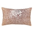 thumbnail image 1 of Fotbe Leopard Brown Funda de Almohada Decorativa Estilo Occidental, Lujo en Algodón, Fundas para Almohadas King, Cojín Estampado para Decoración del Hogar-20"x30", 1 of 6