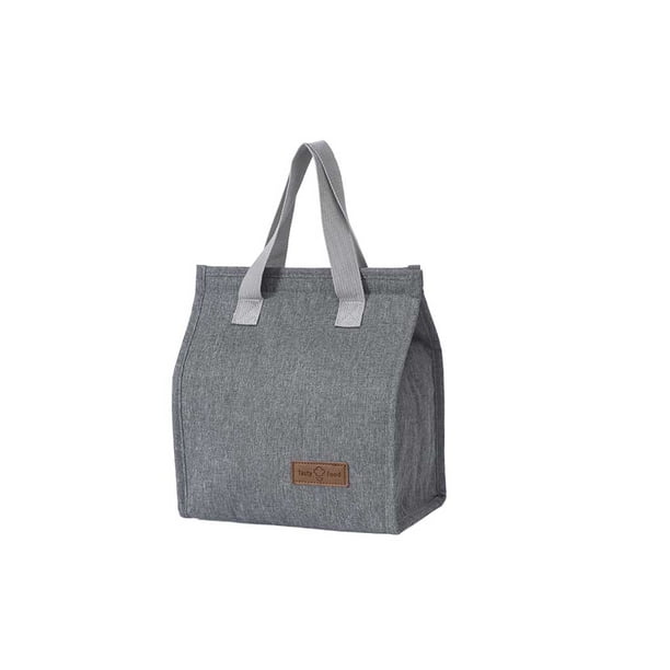 Advancent Fiambrera portátil, bolsa de tela Oxford, papel de aluminio, aislamiento térmico, enfriador de alimentos, bolsa de almacenamiento para Picnic Organizadores de utensilios de cocina Gris Advancent HA069872-02