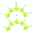 thumbnail image 4 of WASHWEPE 10Ud Adornos Colgantes Reflectantes Verde Para Fiesta Y Exterior, 4 of 7