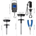 thumbnail image 4 of Handheld Digital Fish Scale Fish Gripper Fishing Pliers Hook Remover Combo Kit Fishing Tackle, 4 of 8