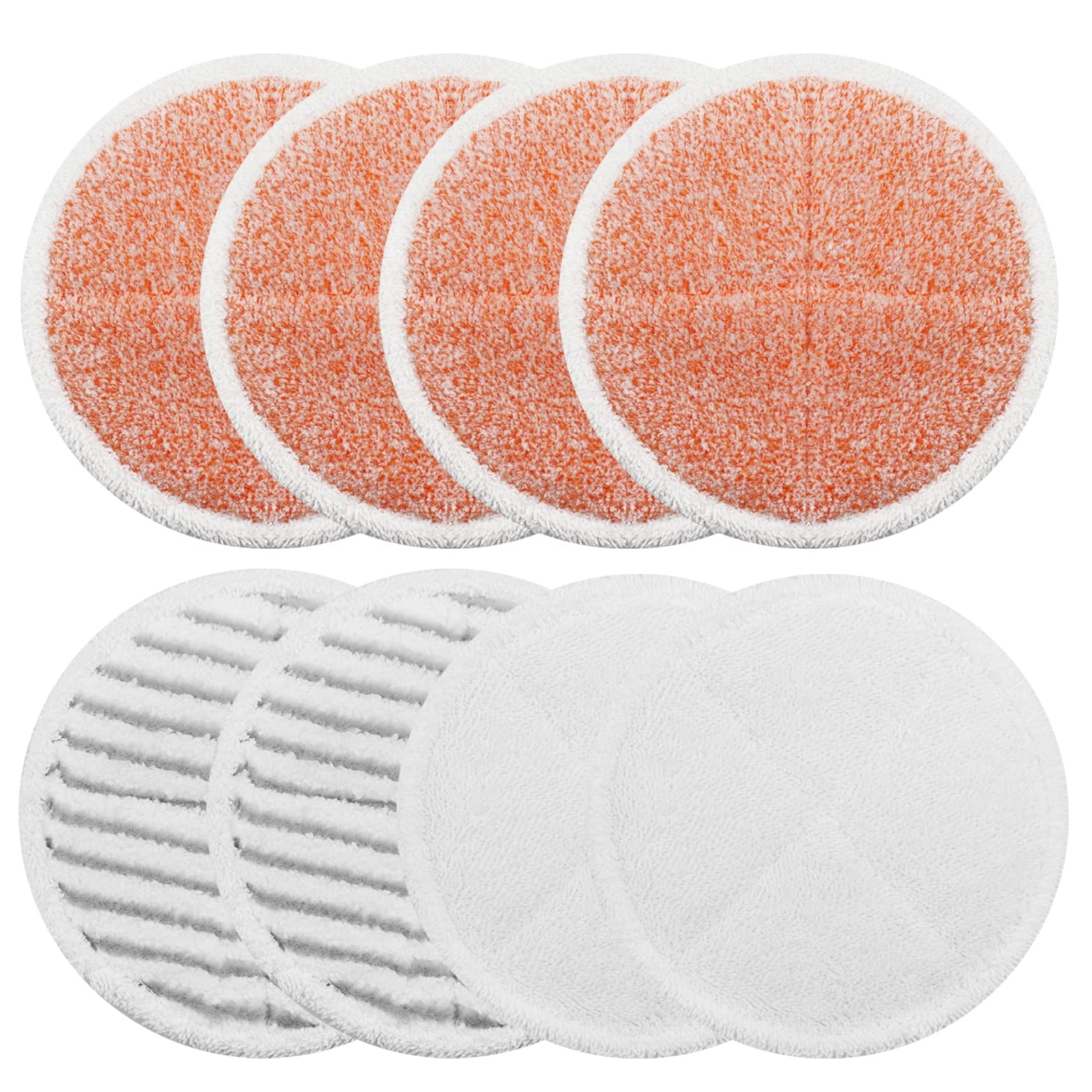8 Packs Spinwave Mop Pad Kit Replacement Pads for Bissell Spinwave 2039A 2124 