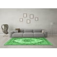 thumbnail image 3 of Ahgly Company Indoor Rectangle Persian Emerald Green Traditional Area Rugs, 7' x 9', 3 of 4