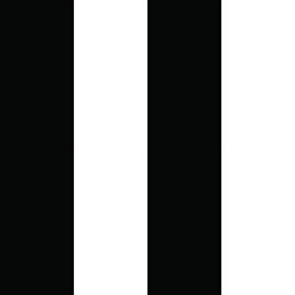 Tempaper Stripe Black & White Peel and Stick Wallpaper, 20.5" x 16.5'