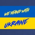 thumbnail image 2 of CafePress - We Stand With Ukraine Maternity T Shirt - Maternity Dark T-Shirt, 2 of 3