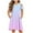 Light Blue, variant on Cethrio Girls Summer Dresses, Casual Gradient Print OffThe Shoulder Midi Dresses Hot Pink Size 6T