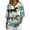 Multicolor-F, variant on Daiosportswear Women'S Linen Flower Print V-Neck Button Top Slim Fit Shirt,3/4 Length Sleeve Womens Tops Multicolor-B XXL(XXL)