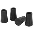 4pcs Trekking Pole Tips Rubber Replacement Tip Protectors for Hiking