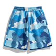 thumbnail image 3 of Pantalones cortos para hombre con estampado floral gráfico, pantalones cortos para hombre para entrenamiento, baloncesto, jogging, deportes, estilo coreano, novedad elegante en tallas XL, 3 of 5