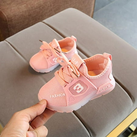 

Glow LED Baby Girl Shoes Sports Casual Cotton First Walkers Shoes