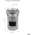 thumbnail image 3 of Hosley 15 inches High Chalkboard Milk Can, 3 of 6