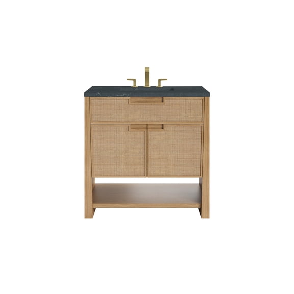 James Martin Vanities D225-V36-SSO-3CSP Solene 36" Free Standing Single Basin Poplar Wood
