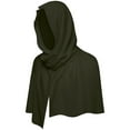 thumbnail image 3 of Hvyesh Adult Medieval Renaissance Hooded Cowl Scarf Shawl Cape Halloween Cosplay Costume Accessories, 3 of 4