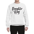 thumbnail image 2 of Wild Bobby Daughter Of The King 2 Corinthians 6:18 Inspirational/Christian Unisex Crewneck Graphic Sweatshirt, White, Large, 2 of 5