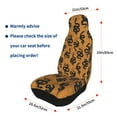 thumbnail image 4 of Yiaed Snake Print Car Seat Covers,Universal Auto Seats Protector Fits for Car,SUV Sedan,Truck,Automotive Seat Covers & Accessories(Two packs), 4 of 7
