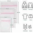 thumbnail image 2 of 6 Pcs Suit For Sorting &Washing Clothes Wash Bag Mesh Laundry Bag For Delicates, 2 of 6