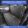 thumbnail image 2 of Funda para Asiento de Auto 4Knines para Asiento Trasero, Impermeable para Mascotas, 2 of 8