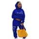 thumbnail image 1 of UKAP Ropa de descanso para mujer, sudaderas con capucha, sudaderas y pantalones de chándal, conjunto de 2 piezas con estampado de letras, mono deportivo para salón, 1 of 4