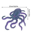 thumbnail image 3 of Toys,Toddler Toys,Fidget Toys,3d Printed Animals,Animal Figurines,3d Printing Simulation of A Large Octopus,Eight Tentacles,Movable Joints,Realistic and Interesting-Blue, 3 of 5