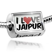 Bead I Love Jaipur Charm Fits All European Bracelets