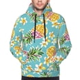 thumbnail image 2 of Bingfone Cute Pineapples Men's Drawstring Hoodie Long Sleeve Pocket Sweatshirts-Medium, 2 of 6