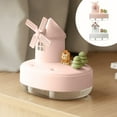 thumbnail image 1 of Xihbxyly Humidificador Musical Inalámbrico, Portátil, con Vapor Ajustable, Silencioso, Funciona con Pilas, Ideal para Casa, Oficina o Dormitorio, con Caja de Música con Forma de Molino de Viento, 650, 1 of 6