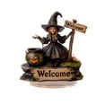 thumbnail image 2 of Miwamany Halloween Dark Witch Tabletop Decor, 2D Acrylic Flat Pumpkin Girl Figurine, Spooky Home Desk Shelf Decoration for Party Ornament Display, 2 of 5