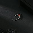 thumbnail image 6 of QQTDFG 1 Pc Stainless Steel Nose Ring CZ Opal Heart Septum Piercing for Women Jewelry-Style 3, 6 of 6