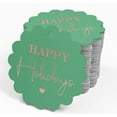 thumbnail image 4 of Inkdotpot Pack Of 50 Real Rose Gold Foil Paper Tags Happy Holiday Favor Hang Tags, 4 of 6