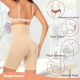thumbnail image 3 of Tummy Control Shapewear Shorts for Women High Waisted Body Shaper Panties Slip Shorts Under Dresses Thigh Slimmer, 3 of 6