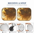 thumbnail image 6 of Fotbe Golden Pig Cloud Fantasy 2-Piece Car Windshield Sun Shade | Sun Blocker for Car Windshield | Foldable Automotive Interior Accessories for Sun Protection-Medium, 6 of 7