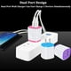 thumbnail image 3 of Cargador de pared USB AndHot 5Pack 2.1Amp Cargador rápido de doble puerto para iPhone 14 13 12 11 Pro, 3 of 3