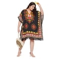 thumbnail image 7 of Gypsie Blu Women Tunics Dress Short 3/4 Sleeves Caftans for Ladies Casual Dresses, 7 of 7