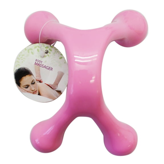 Massage Tool - Four-Point Therapeutic Ball Body Massager: Pink