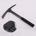thumbnail image 4 of Mini Pick Mattock with Rubber Grip Handle - 33cm Carbon Steel Gardening Tool for Digging, Cultivating & Prospecting, 4 of 6
