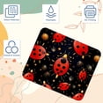 thumbnail image 3 of Ladybird Printed Square Desk Pad Mouse Pad Desk Mat Non-Slip Rubber Bottom – 8.3x9.8 Inch – Suitable for Office and Gaming, 3 of 6