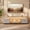 60in Gray, variant on TV Stand for 60 Inch TV, LED Gaming Entertainment Center Media Storage Console Table with Large Side Cabinet for Living Room, Black