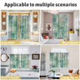 thumbnail image 5 of Teal Blue Boho Kitchen Curtains Window Panels, Vintage Ethnic Tribe Abstract Art Insulated Window Treatment Curtain, Grommet Curtains for Bedroom/Living Room/Bathroom, 2 Piece 52"Wx72"L, 5 of 8