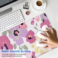 thumbnail image 4 of Long Mouse Pads for Desk,Pioneer Flower Floral Print Pattern Desk Mats on Top Of Desks, Desk Mouse Pad Extra Large with 3mm Non-Slip Base and Stitched Edge for Gaming,Office,Work,Home 31.5"x11.8", 4 of 6