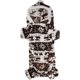 thumbnail image 1 of Dog Winter Coat Plush Coffee Deer Four Feet Pet Hoodies Clothes Warm Pajamas Clothing for Dogs Cats (5 Sizes) (S), 1 of 5
