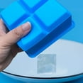 thumbnail image 3 of Large Ice Cube Tray for & - 2 Inch Big Square Silicone Ice Cube Molds with Lid - Old Fashioned Huge Ice Cubes for Whisky, Scotch - BPA Free & Stackable, 3 of 3