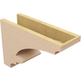 thumbnail image 5 of 6"W x 18"D x 12"H Classic Diane Rough Cedar Woodgrain TimberThane Corbel, Primed Tan, 5 of 6