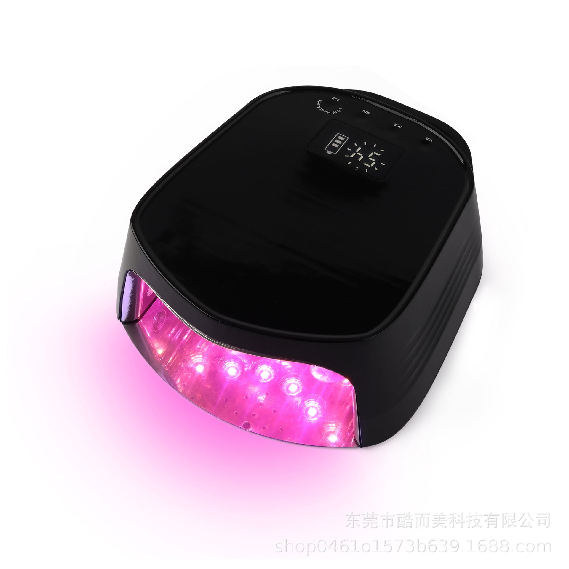 96W Nail Lamp - Fast Curing LED/UV Gel Dryer with Anti-UV Technology, Professional Manicure Machine for No-Hands-Darkening, Salon & Home Use