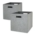 thumbnail image 2 of FABLE- Fabric Storage Bins 2 Pack Cube Organizers Collapsible W/ Handles Indoor Use, 2 of 2