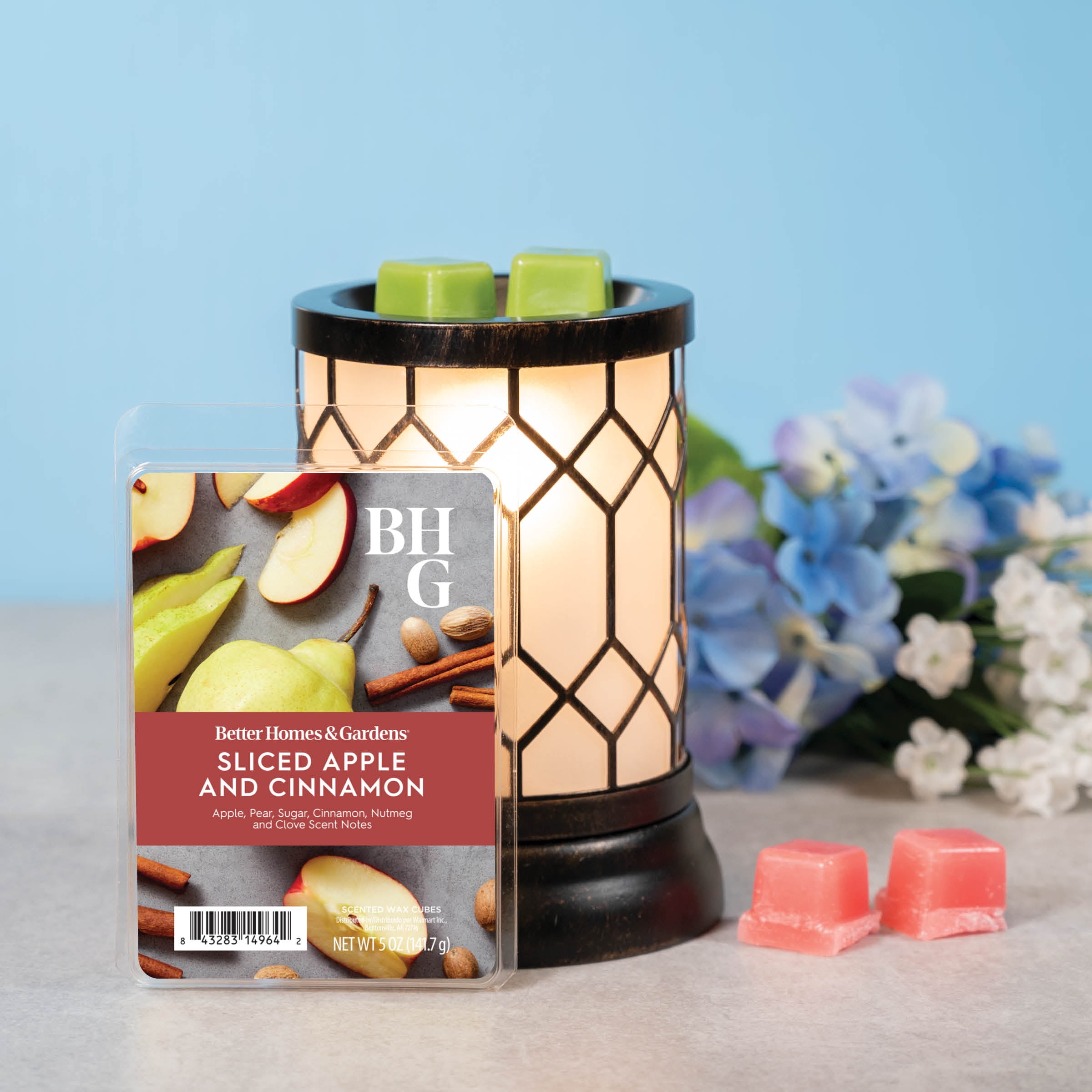 Better Homes & Gardens Sliced Apple Cinnamon Scented Wax Melts, 5 oz Value Size